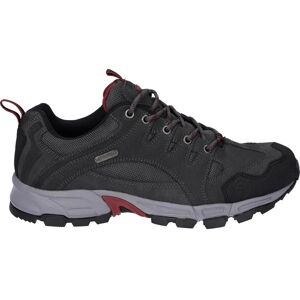 Hi-Tec Auckland Lite Leather Walking Shoes - Graphite Grey/Dark Red Hi-Tec Auckland Lite Leather Walking Shoes - Graphite Grey/Dark Red