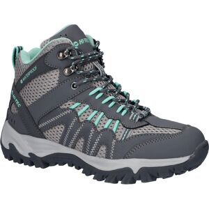 Hi-Tec Jaguar Mid Charcoal Grey Waterproof Hiking Boots - Shoes Hi-Tec Jaguar Mid Charcoal Grey Waterproof Hiking Boots - Shoes