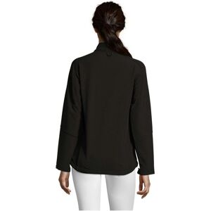 Sols Roxy Soft Shell Jacket - Windproof, Water Resistant - Black XXL Sols Roxy Soft Shell Jacket - Windproof, Water Resistant - Black XXL