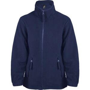 SOLS Jongens North Navy Fleece Jas - Kinder Winterjas SOLS Jongens North Navy Fleece Jas - Kinder Winterjas