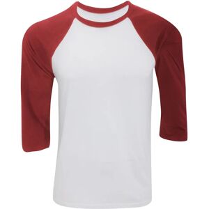 Bella + Canvas Mens 3/4 Sleeve Baseball T-Shirt - T-Shirt Bella + Canvas Mens 3/4 Sleeve Baseball T-Shirt - T-Shirt