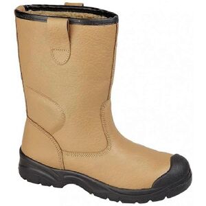 Grafters Mens Tan Safety Leather Rigger Boots - Safety Shoes Grafters Mens Tan Safety Leather Rigger Boots - Safety Shoes