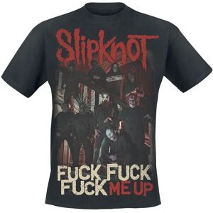 Slipknot Fuck Me Up Kurzarm T-Shirt - Herren - Schwarz Slipknot Fuck Me Up Kurzarm T-Shirt - Herren - Schwarz