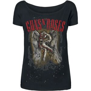 Guns N' Roses Sketched Cherub lyhythihainen T-paita - Nainen - Musta Guns N' Roses Sketched Cherub lyhythihainen T-paita - Nainen - Musta
