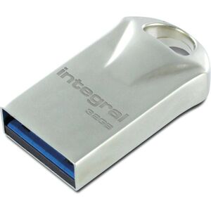 Integral 32GB USB3.0 Disque Fusion Métal - Clé USB - Argent - Publicité Integral 32GB USB3.0 Disque Fusion Métal - Clé USB - Argent - Publicité
