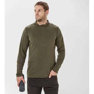 Peter Storm - Mens Long Sleeve Thermal Zip - Khaki - Small - Baselayer Peter Storm - Mens Long Sleeve Thermal Zip - Khaki - Small - Baselayer