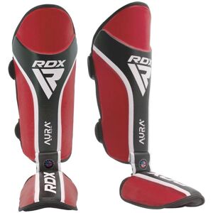 RDX Sports - AURA PLUS Shin Guards - Red - S RDX Sports - AURA PLUS Shin Guards - Red - S