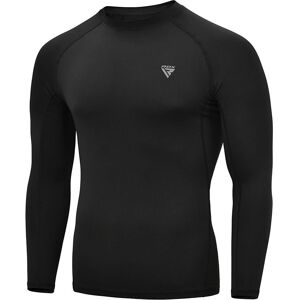 RDX Sports RDX T15 Compression Rashguard LS - Schwarz - Compression Rashguard RDX Sports RDX T15 Compression Rashguard LS - Schwarz - Compression Rashguard