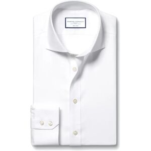 Charles Tyrwhitt Men's White Non-Iron Twill Cotton Formal Shirt - XL - Shirt Charles Tyrwhitt Men's White Non-Iron Twill Cotton Formal Shirt - XL - Shirt