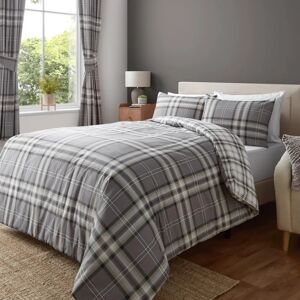 Catherine Lansfield Kelso Easy Care Single Duvet Set - Duvet Set Catherine Lansfield Kelso Easy Care Single Duvet Set - Duvet Set