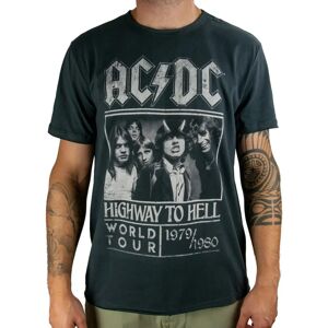 Amplified ACDC Highway To Hell Affiche T-shirt Charcoal - T-Shirt - Publicité Amplified ACDC Highway To Hell Affiche T-shirt Charcoal - T-Shirt - Publicité