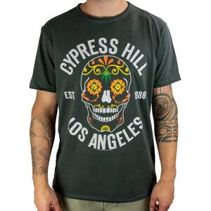 Cypress Hill Floral Skull T-Shirt Manches courtes - Homme - Publicité Cypress Hill Floral Skull T-Shirt Manches courtes - Homme - Publicité
