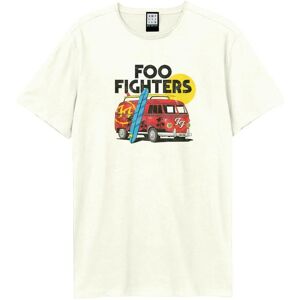 T-Shirt Camper Van de Foo Fighters - Manches courtes - Blanc - Publicité T-Shirt Camper Van de Foo Fighters - Manches courtes - Blanc - Publicité