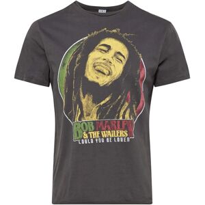 Amplified Clothing Bob Marley Will You Be Loved Charcoal T-Shirt Amplified Clothing Bob Marley Will You Be Loved Charcoal T-Shirt