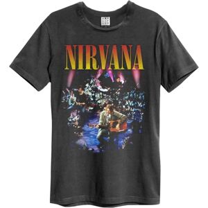 Amplified Nirvana Live In New York T-Shirt - Grå - Unisex Amplified Nirvana Live In New York T-Shirt - Grå - Unisex