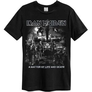 Iron Maiden Life Or Death Amplified Vintage Black T-Shirt Iron Maiden Life Or Death Amplified Vintage Black T-Shirt