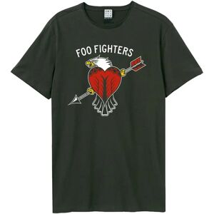 Amplified Foo Fighters Eagle Tattoo Charcoal T-Shirt Amplified Foo Fighters Eagle Tattoo Charcoal T-Shirt