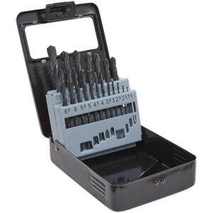 Sealey DBS19RF HSS Roll Forged Drill Bit Set - 19Pc 1-10mm Sealey DBS19RF HSS Roll Forged Drill Bit Set - 19Pc 1-10mm