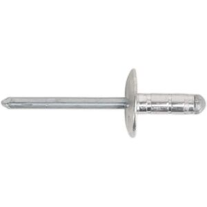 Sealey Aluminium Multi-Grip Rivet Large Flange - 4.8 x 19mm - Rivet Sealey Aluminium Multi-Grip Rivet Large Flange - 4.8 x 19mm - Rivet