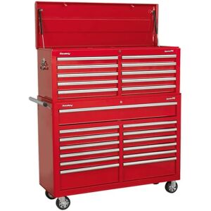 Sealey AP52COMBO1 Tool Chest - 23 Drawer, Red, Heavy Duty Sealey AP52COMBO1 Tool Chest - 23 Drawer, Red, Heavy Duty