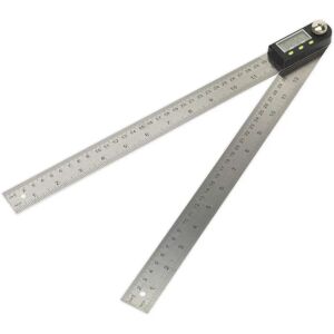Sealey AK7300 Digital Angle Rule - 300mm (12in) - Angle Finder Tool Sealey AK7300 Digital Angle Rule - 300mm (12in) - Angle Finder Tool