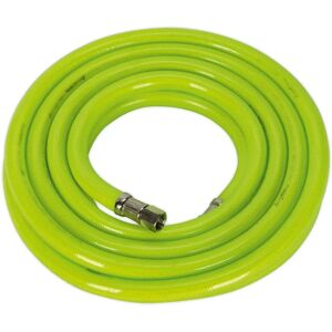 Sealey AHFC538 High Visibility Air Hose - 5M, Ø10mm, 1/4" BSP Unions Sealey AHFC538 High Visibility Air Hose - 5M, Ø10mm, 1/4" BSP Unions