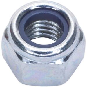 Sealey NLN8 Nylon Lock Nut M8 Zinc - Nylon Lock Nut Sealey NLN8 Nylon Lock Nut M8 Zinc - Nylon Lock Nut