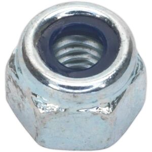 Sealey NLN5 Nylon Lock Nut M5 Zinc - Nylon Lock Nut Sealey NLN5 Nylon Lock Nut M5 Zinc - Nylon Lock Nut