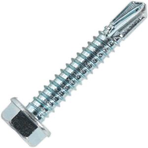Sealey SDHX6338 Self Drilling Screw - Zinc - Pack of 100 Sealey SDHX6338 Self Drilling Screw - Zinc - Pack of 100