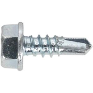 Sealey SDHX4213 Self Drilling Screw - Zinc - DIN 7504K - Pack of 100 Sealey SDHX4213 Self Drilling Screw - Zinc - DIN 7504K - Pack of 100