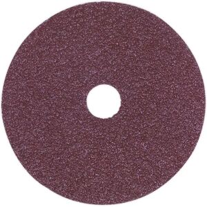 Sealey FBD11550 Aluminium Zirconia Fibre Backed Disc - Sanding Ø115mm 50Grit - Pack of 25 Sealey FBD11550 Aluminium Zirconia Fibre Backed Disc - Sanding Ø115mm 50Grit - Pack of 25