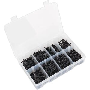 Sealey AB066STBK Self Tapping Screw Assortment - 700pcs - Black - BS 4174 Sealey AB066STBK Self Tapping Screw Assortment - 700pcs - Black - BS 4174