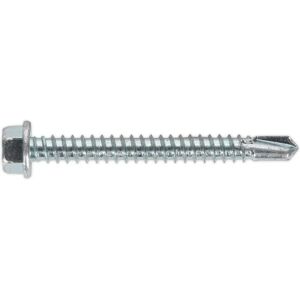 Sealey SDHX5550 Zinc Self Drilling Screw - Self Drilling Screw - Zinc - 5.5 x 50mm - Pack of 100 Sealey SDHX5550 Zinc Self Drilling Screw - Self Drilling Screw - Zinc - 5.5 x 50mm - Pack of 100