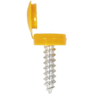 Sealey NPY50 Number Plate Screw - Yellow - 4.2 x 19mm - Pack of 50 Sealey NPY50 Number Plate Screw - Yellow - 4.2 x 19mm - Pack of 50