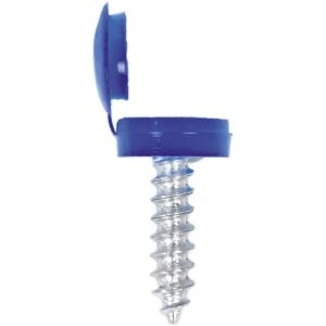 Sealey NPBU50 Number Plate Screw & Flip Cap - Number Plate Screw Sealey NPBU50 Number Plate Screw & Flip Cap - Number Plate Screw