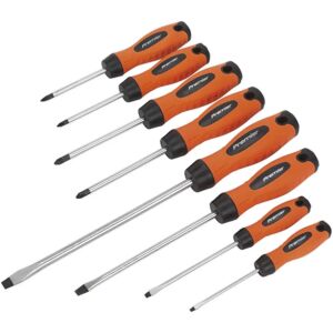 Sealey HV003 Screwdriver Set - High-Vis Orange - Screwdriver Set Sealey HV003 Screwdriver Set - High-Vis Orange - Screwdriver Set