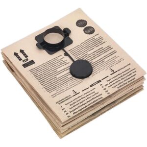 Sealey DFS35PB Dust Bag - Pack of 5, Class M Sealey DFS35PB Dust Bag - Pack of 5, Class M