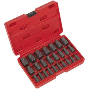 Sealey AK8182 Multi-Spline Screw Extractor Set - 25pc Sealey AK8182 Multi-Spline Screw Extractor Set - 25pc