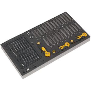 Siegen S01126 Tool Tray with Specialised Bits & Folding Hex Keys - 192pc Siegen S01126 Tool Tray with Specialised Bits & Folding Hex Keys - 192pc