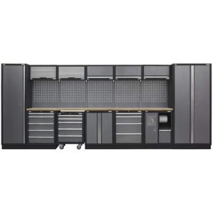Sealey Superline PRO 4.9m Storage System - Wood Worktop - Storage System Sealey Superline PRO 4.9m Storage System - Wood Worktop - Storage System