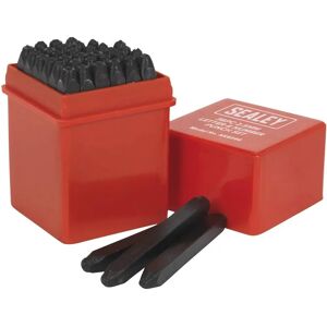 Sealey AK8296 Letter & Number Punch Set - 36pc, 2.5mm Sealey AK8296 Letter & Number Punch Set - 36pc, 2.5mm