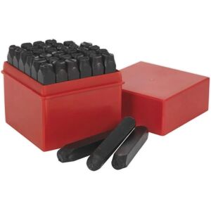 Sealey AK8297 Letter & Number Punch Set - 36Pc 8mm Sealey AK8297 Letter & Number Punch Set - 36Pc 8mm
