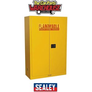 Sealey FSC10 Yellow Flammables Storage Cabinet - storage cabinet Sealey FSC10 Yellow Flammables Storage Cabinet - storage cabinet