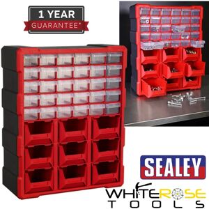Sealey APDC39R Compact Cabinet - 39 Drawer Storage Box Sealey APDC39R Compact Cabinet - 39 Drawer Storage Box