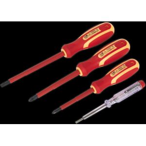 Siegen Tools S01155 Electrician's Screwdriver Set - VDE Approved Siegen Tools S01155 Electrician's Screwdriver Set - VDE Approved