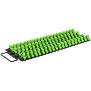 Sealey AK27051HV Socket Rail Tray - Green, 1/4/3/8/1/2" Drive - Socket Organizer Sealey AK27051HV Socket Rail Tray - Green, 1/4/3/8/1/2" Drive - Socket Organizer