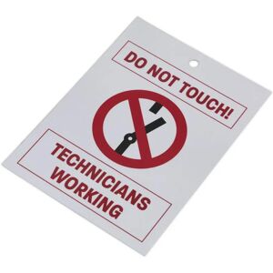 Sealey HYBRIDTAG Hybrid/Electric Vehicle Keyring Warning Tag - Warning Tag Sealey HYBRIDTAG Hybrid/Electric Vehicle Keyring Warning Tag - Warning Tag