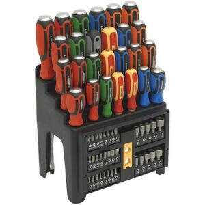 Siegen S01153 Hammer-Thru Screwdriver Set - Screwdriver, Bit & Nut Driver - 61pc Siegen S01153 Hammer-Thru Screwdriver Set - Screwdriver, Bit & Nut Driver - 61pc