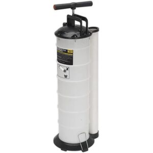 Sealey S01169 Vacuum Oil & Fluid Extractor - 6.5L - Suitable for oils, water, low viscosity fluids Sealey S01169 Vacuum Oil & Fluid Extractor - 6.5L - Suitable for oils, water, low viscosity fluids