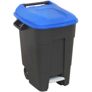 Sealey BM100PB Blue 100L Refuse Bin with Foot Pedal - Waste Container Sealey BM100PB Blue 100L Refuse Bin with Foot Pedal - Waste Container